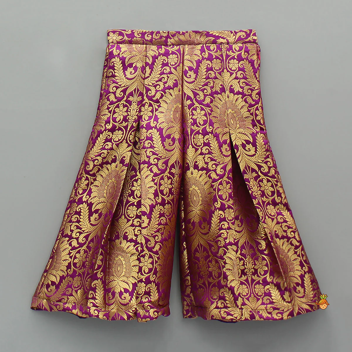 Velvet Top With Brocade Palazzo - Image 4