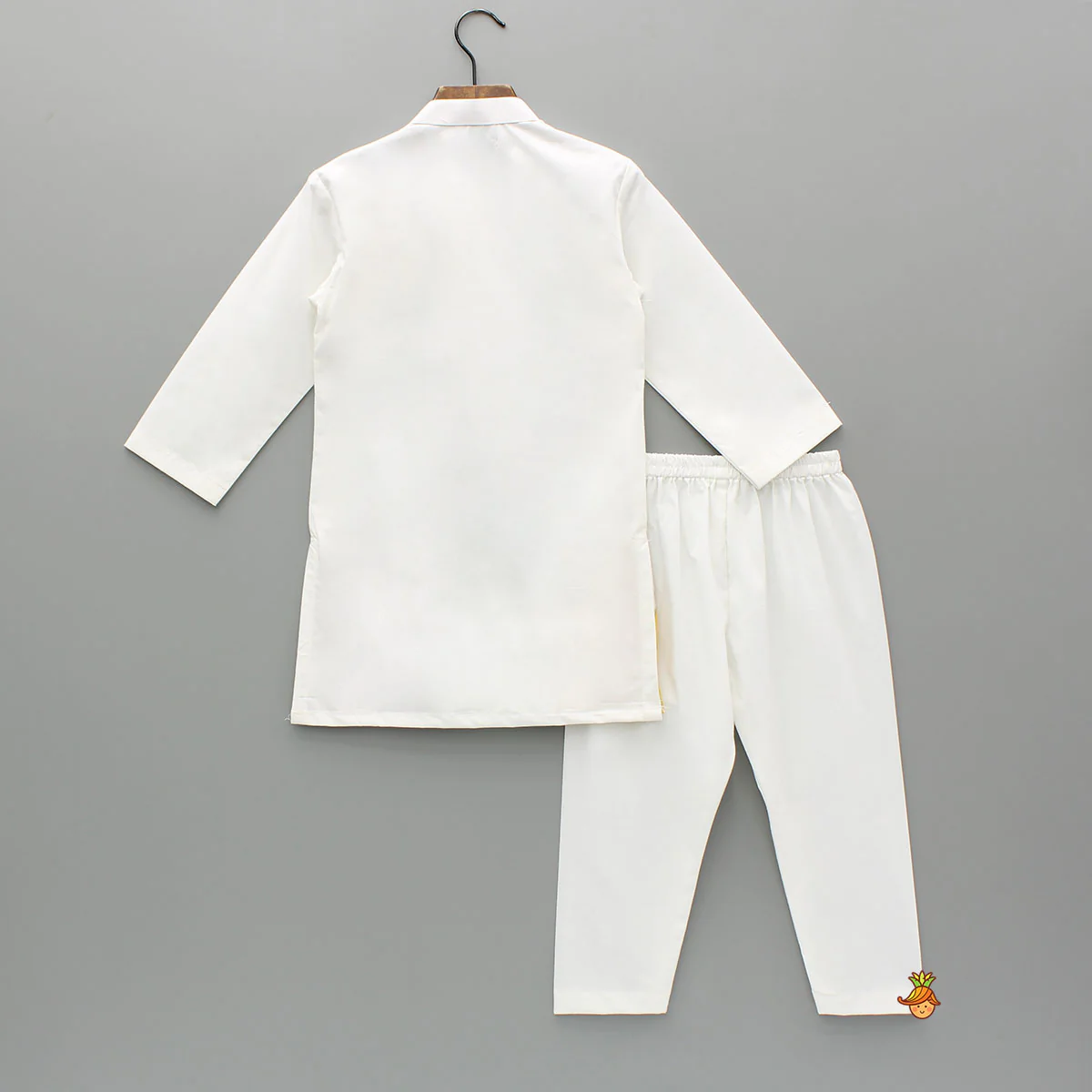 White Multicolour Embroidered Kurta And Pyjama - Image 2