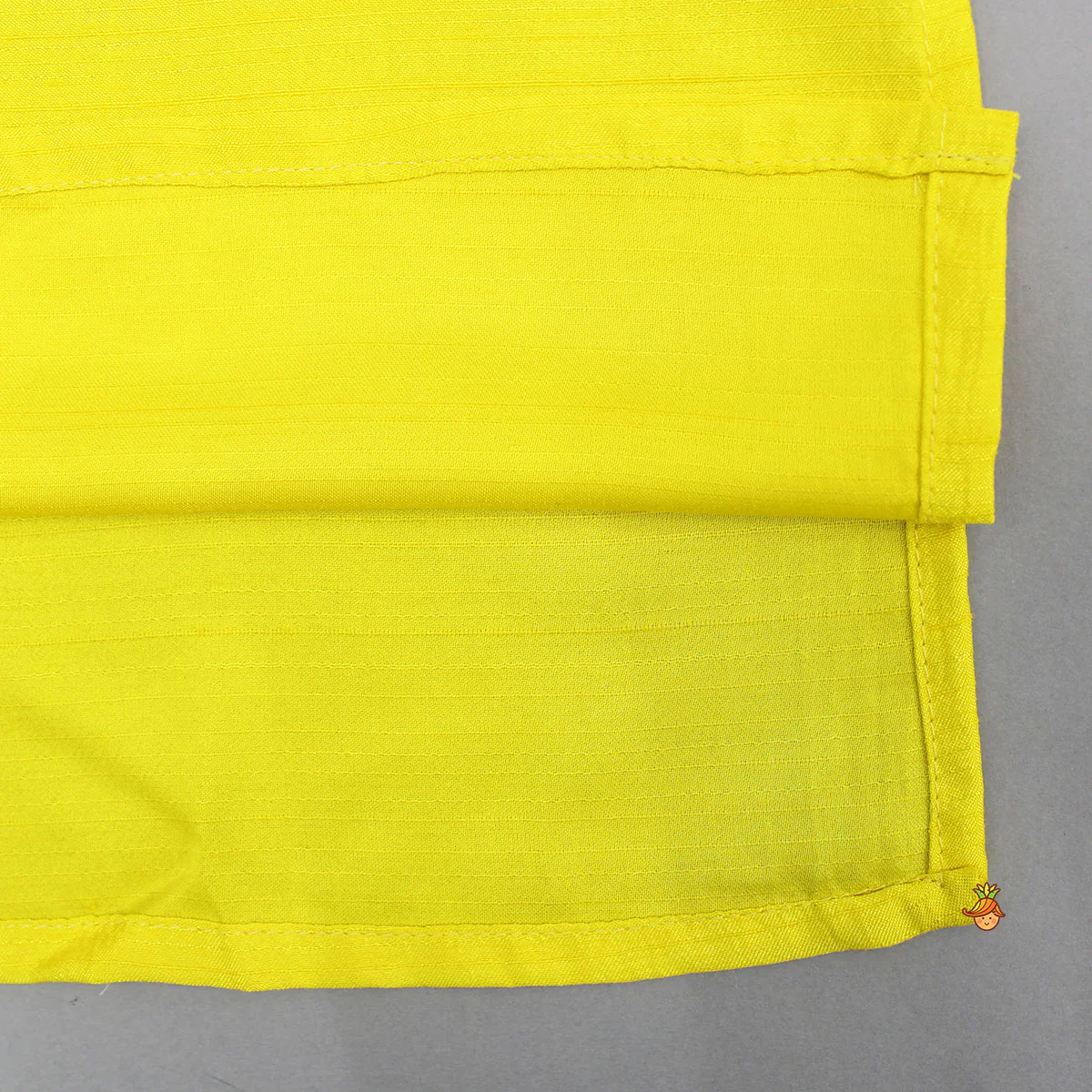 Yellow Ganpati Embroidered Jacket With Matching Kurta And Pyjama - Image 7