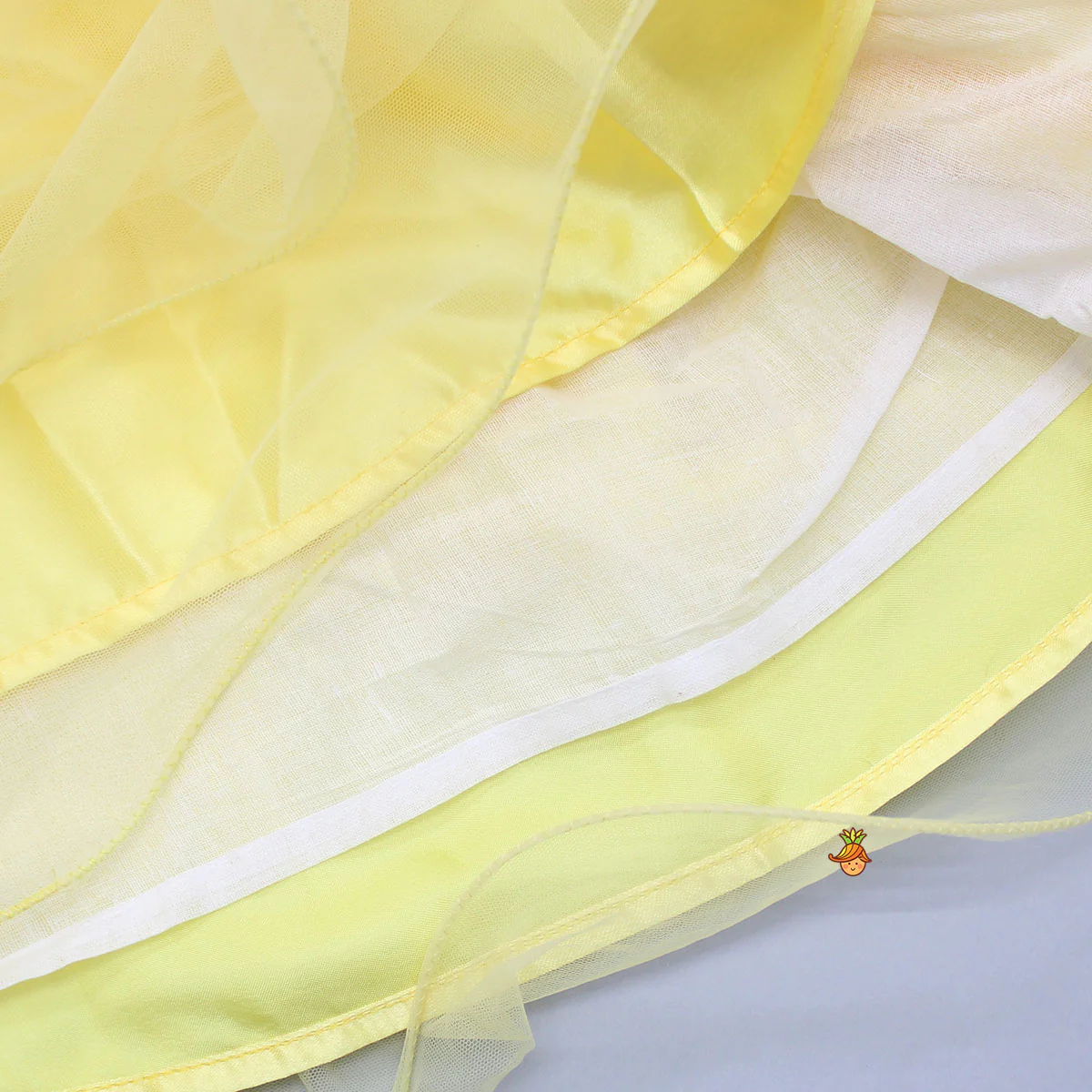 Yellow Lacy Floral Dress - Image 5